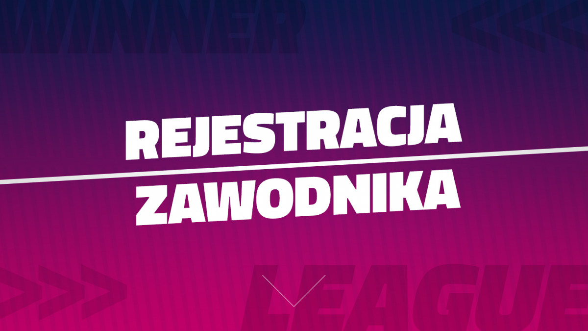 Rejestracja zawodnika